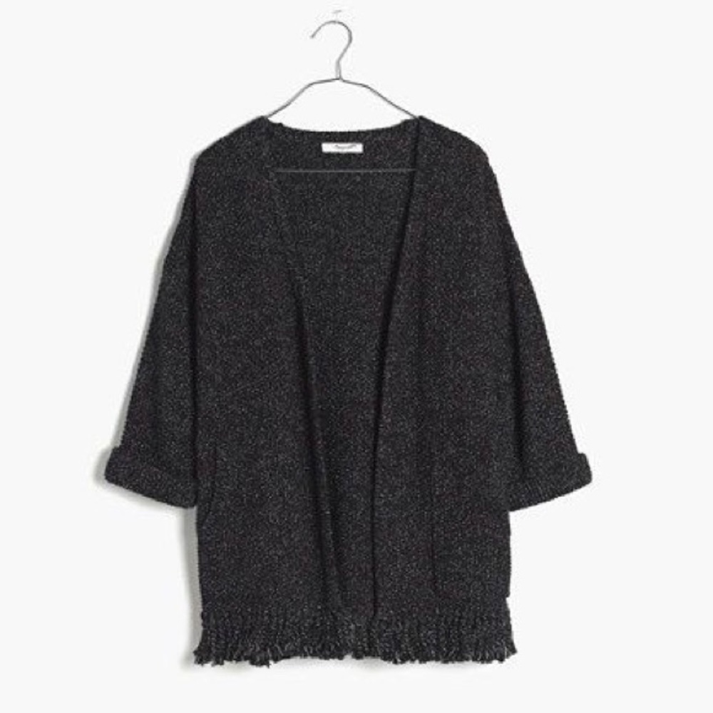 Madewell L Memento Fringe Cardigan